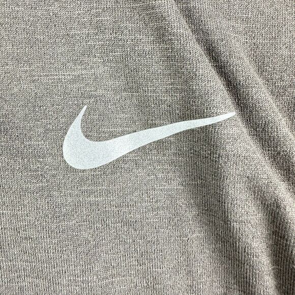 Nike Therma Sphere Element Running Top Womens S Brown Swoosh Athletic Thumbholes - Picture 9 of 14